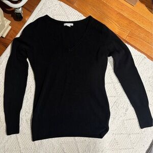 New York & Company Classic Black Knit Top